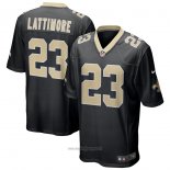 Maglia NFL Game New Orleans Saints Marshon Lattimore Nero
