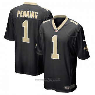 Maglia NFL Game New Orleans Saints Trevor Penning 2022 NFL Draft Pick Nero