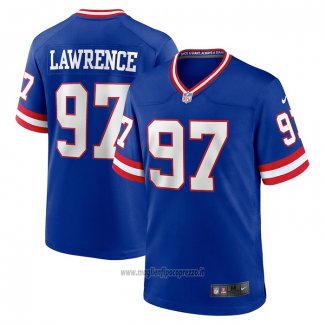 Maglia NFL Game New York Giants Dexter Lawrence Classic Blu