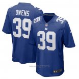 Maglia NFL Game New York Giants Gervarrius Owens Blu