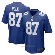 Maglia NFL Game New York Giants Makai Polk Home Blu