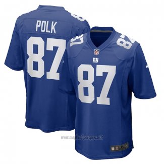 Maglia NFL Game New York Giants Makai Polk Home Blu