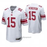 Maglia NFL Game New York Giants Quadree Henderson Bianco