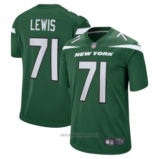 Maglia NFL Game New York Jets Alex Lewis Verde