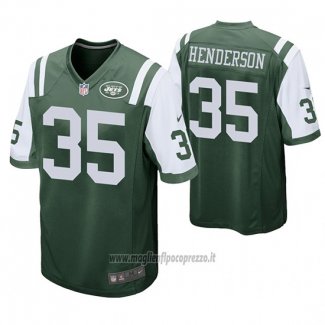 Maglia NFL Game New York Jets De'angelo Henderson Verde