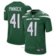 Maglia NFL Game New York Jets Jason Pinnock Verde