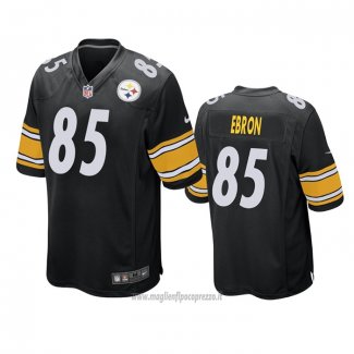 Maglia NFL Game Pittsburgh Steelers Eric Ebron Nero