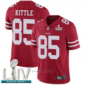 Maglia NFL Game San Francisco 49ers 85 George Kittle Rosso