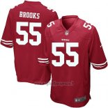 Maglia NFL Game San Francisco 49ers Brooks Rosso