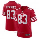Maglia NFL Game San Francisco 49ers Dazz Newsome Home Rosso