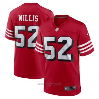 Maglia NFL Game San Francisco 49ers Patrick Willis Retired Alternato Rosso