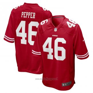 Maglia NFL Game San Francisco 49ers Taybor Pepper Rosso