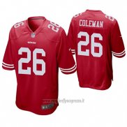 Maglia NFL Game San Francisco 49ers Tevin Coleman Rosso