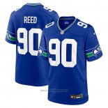 Maglia NFL Game Seattle Seahawks Jarran Reed Throwback Blu
