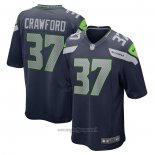 Maglia NFL Game Seattle Seahawks Xavier Crawford Home Blu
