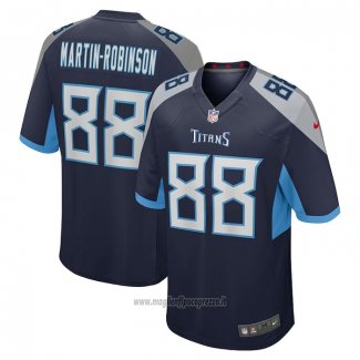 Maglia NFL Game Tennessee Titans David Martin-Robinson Blu