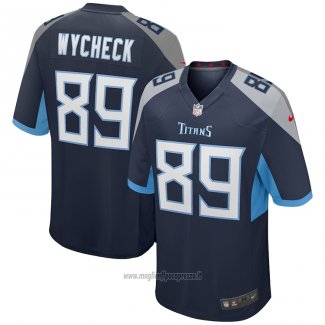 Maglia NFL Game Tennessee Titans Frank Wycheck Retired Blu