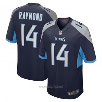 Maglia NFL Game Tennessee Titans Kalif Raymond Blu