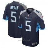 Maglia NFL Game Tennessee Titans Kevin Hogan Home Blu