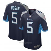 Maglia NFL Game Tennessee Titans Kevin Hogan Home Blu