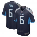 Maglia NFL Game Tennessee Titans Nick Folk Blu