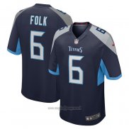 Maglia NFL Game Tennessee Titans Nick Folk Blu