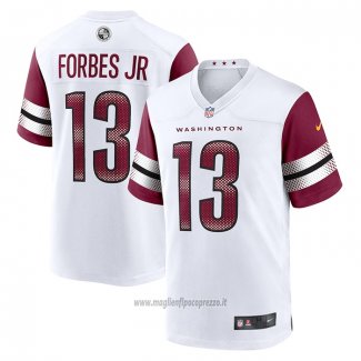Maglia NFL Game Washington Commanders Emmanuel Forbes JR. Away Bianco