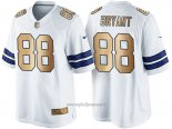 Maglia NFL Gold Game Dallas Cowboys Bryant Bianco