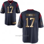 Maglia NFL Gold Game Houston Texans Osweiler Profundo Blu