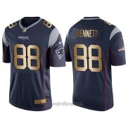 Maglia NFL Gold Game New England Patriots Bennett Profundo Blu