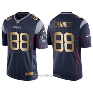 Maglia NFL Gold Game New England Patriots Bennett Profundo Blu