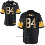 Maglia NFL Gold Game Pittsburgh Steelers Brown Nero