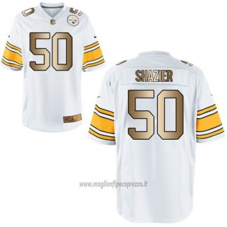 Maglia NFL Gold Game Pittsburgh Steelers Shazier Bianco