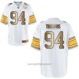 Maglia NFL Gold Game Pittsburgh Steelers Timmons Bianco