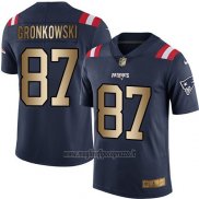 Maglia NFL Gold Legend New England Patriots Gronkowski Profundo Blu