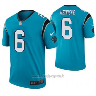 Maglia NFL Legend Carolina Panthers Taylor Heinicke Blu Color Rush