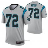 Maglia NFL Legend Carolina Panthers Taylor Moton Inverted Grigio