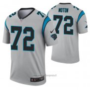 Maglia NFL Legend Carolina Panthers Taylor Moton Inverted Grigio