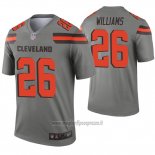 Maglia NFL Legend Cleveland Browns 26 Greedy Williams Inverted Grigio