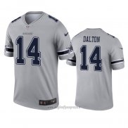 Maglia NFL Legend Dallas Cowboys Andy Dalton Inverted Grigio