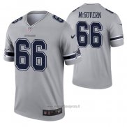 Maglia NFL Legend Dallas Cowboys Connor Mcgovern Inverted Grigio