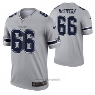 Maglia NFL Legend Dallas Cowboys Connor Mcgovern Inverted Grigio