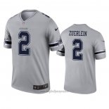 Maglia NFL Legend Dallas Cowboys Greg Zuerlein Inverted Grigio