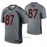 Maglia NFL Legend Denver Broncos 87 Noah Fant Inverted Grigio