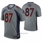Maglia NFL Legend Denver Broncos 87 Noah Fant Inverted Grigio