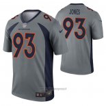 Maglia NFL Legend Denver Broncos Dre'mont Jones Inverted Grigio