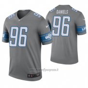 Maglia NFL Legend Detroit Lions Mike Daniels Grigio Color Rush
