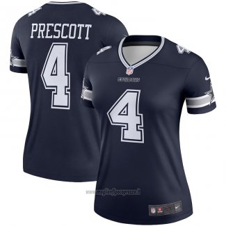 Maglia NFL Legend Donna Dallas Cowboys Dak Prescott Blu