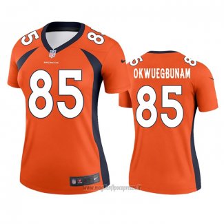 Maglia NFL Legend Donna Denver Broncos Albert Okwuegbunam Arancione