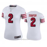 Maglia NFL Legend Donna San Francisco 49ers Chris Thompson Bianco Color Rush